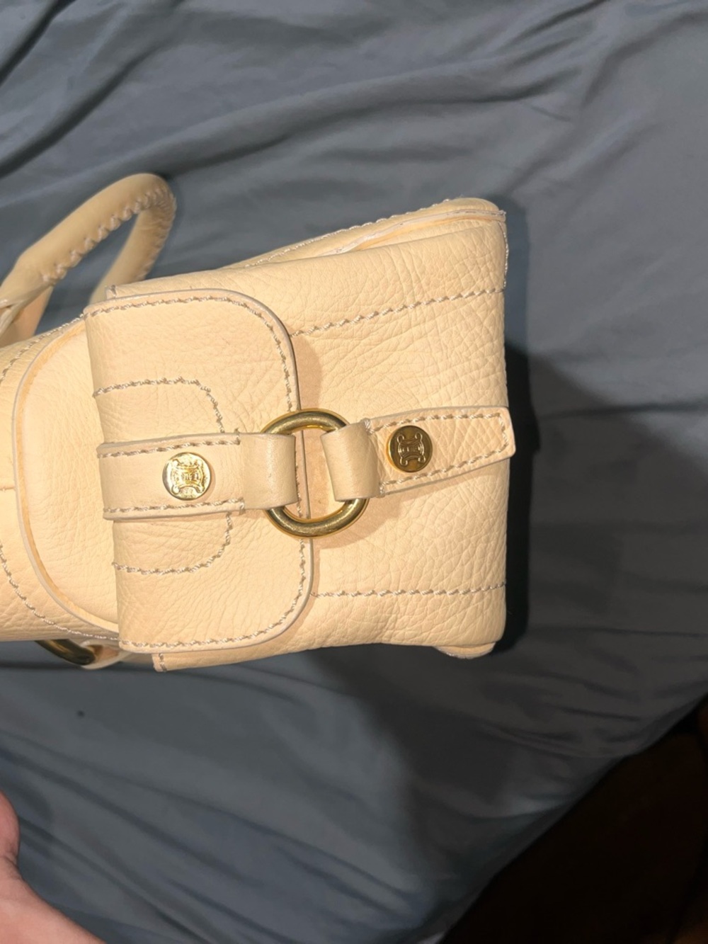 Celine Butter yellow Boogie Bag with Gold Hardware - Picture 9 of 9